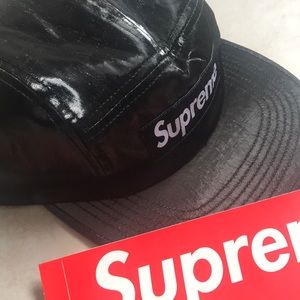 Supreme Coated Linen Camp Hat SS18